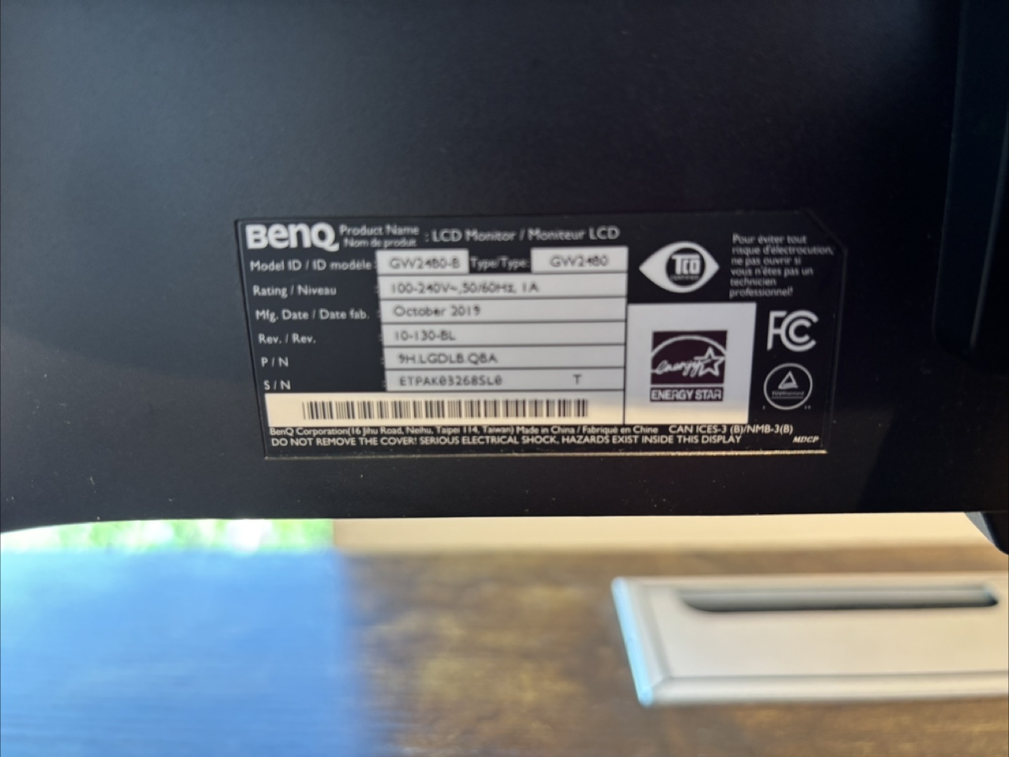 BenQ GW2480-B 24 inch LCD Monitor - photo 4