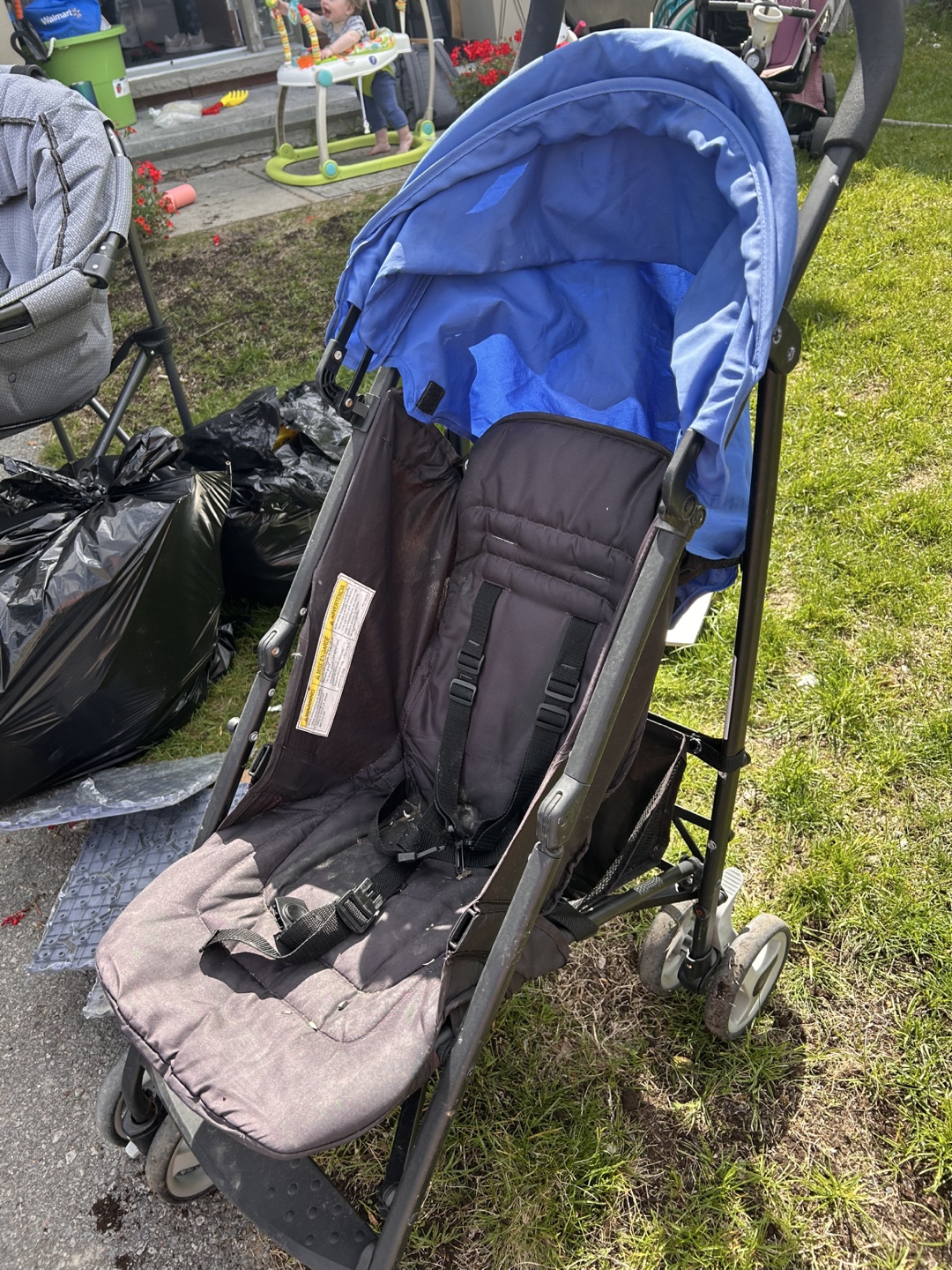 Used Blue Stroller - photo 4