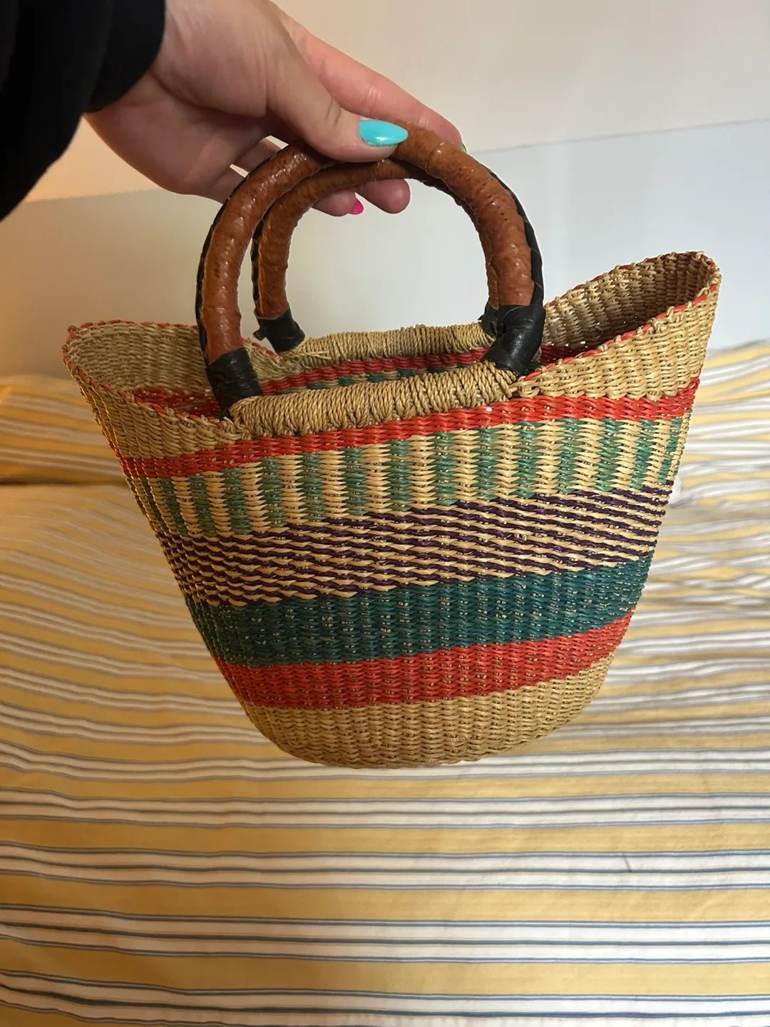 Handwoven Basket Bag thumbnail