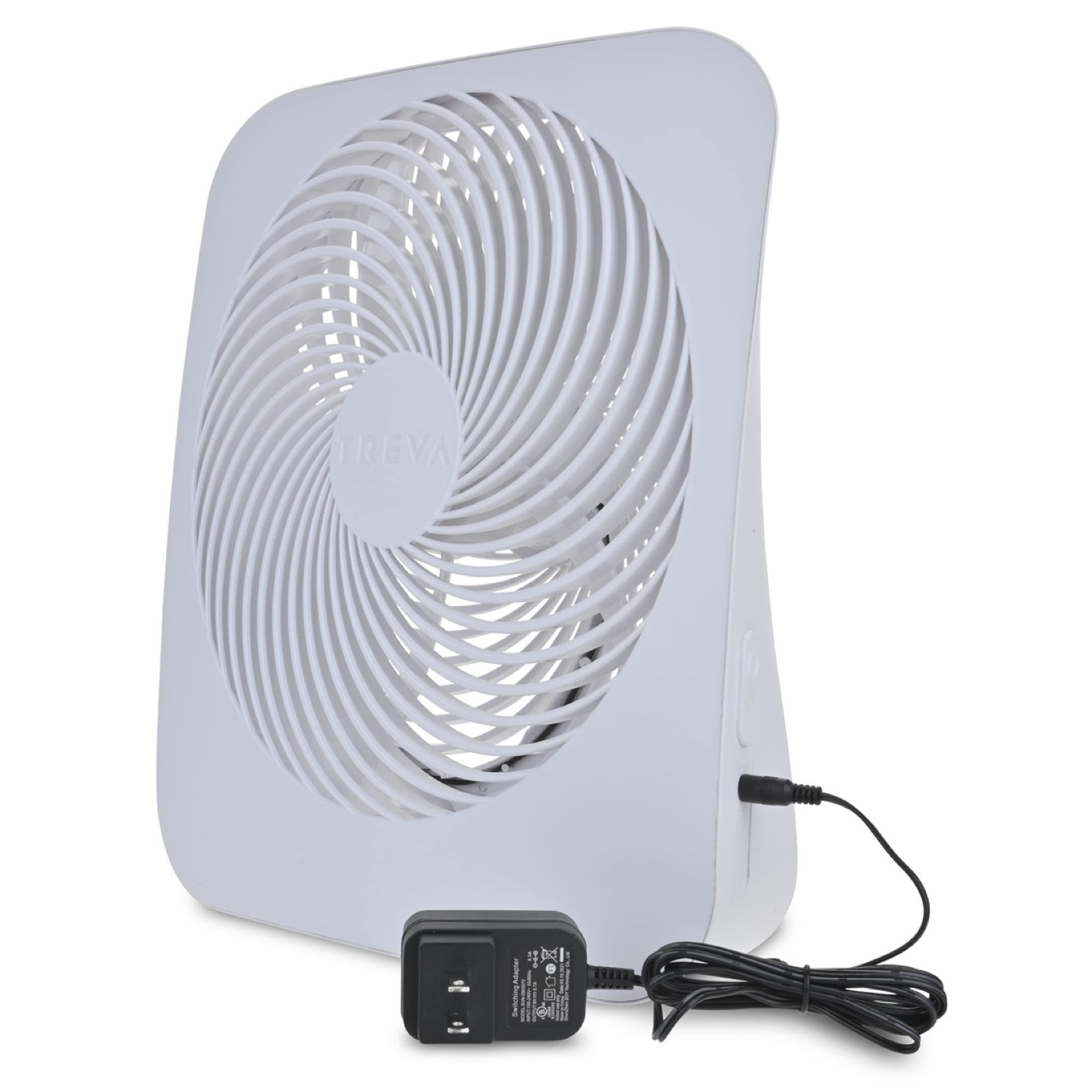 Treva 10-Inch Portable Fan, Powered by Battery and/or AC Adapter - photo 2