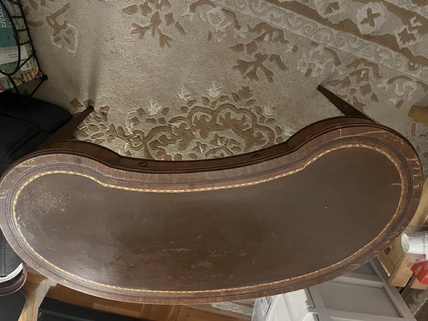 Vintage Kidney-Shaped  center table