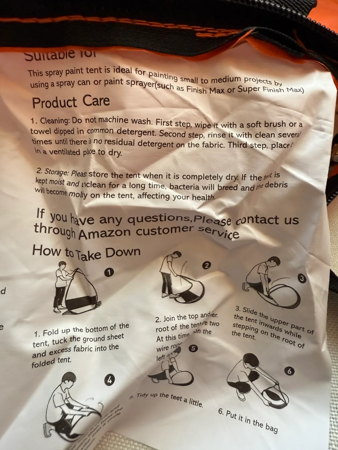 Gyfent Portable Spray Paint Booth Tent image indicator(10)