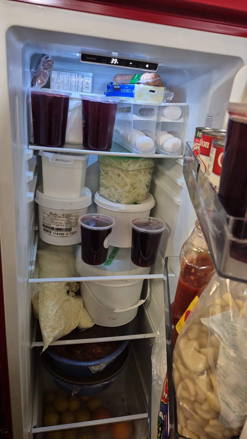 Galanz Retro Red Refrigerator - photo 2