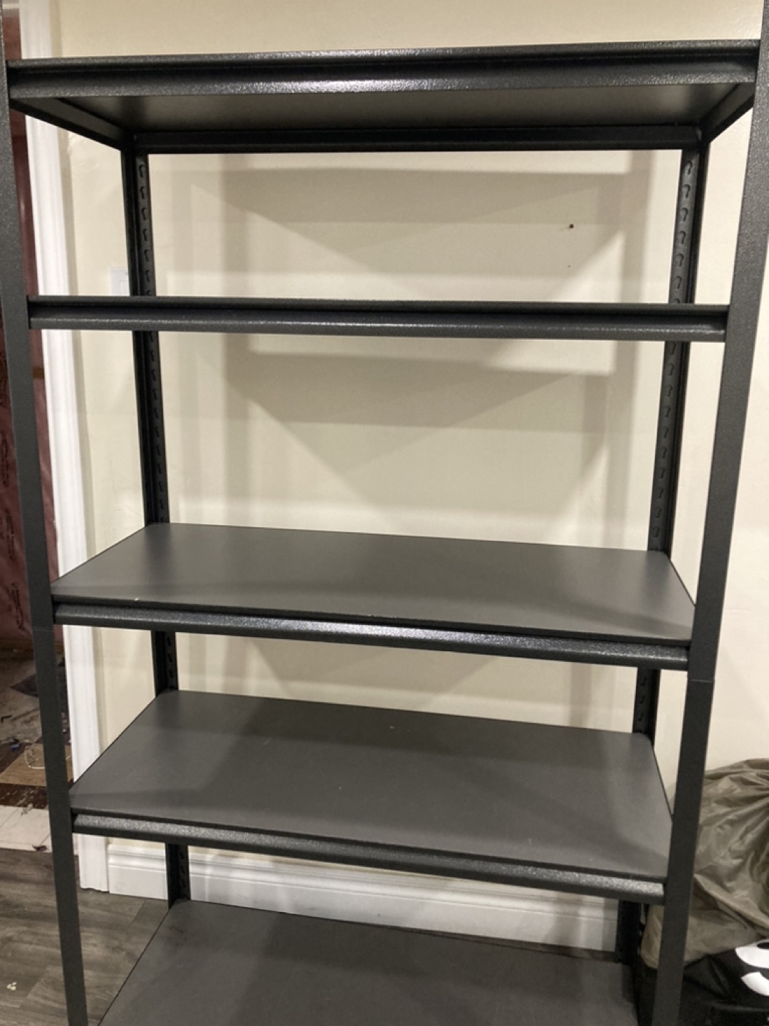 Heavy-duty 5-shelf metal shelving unit - photo 2