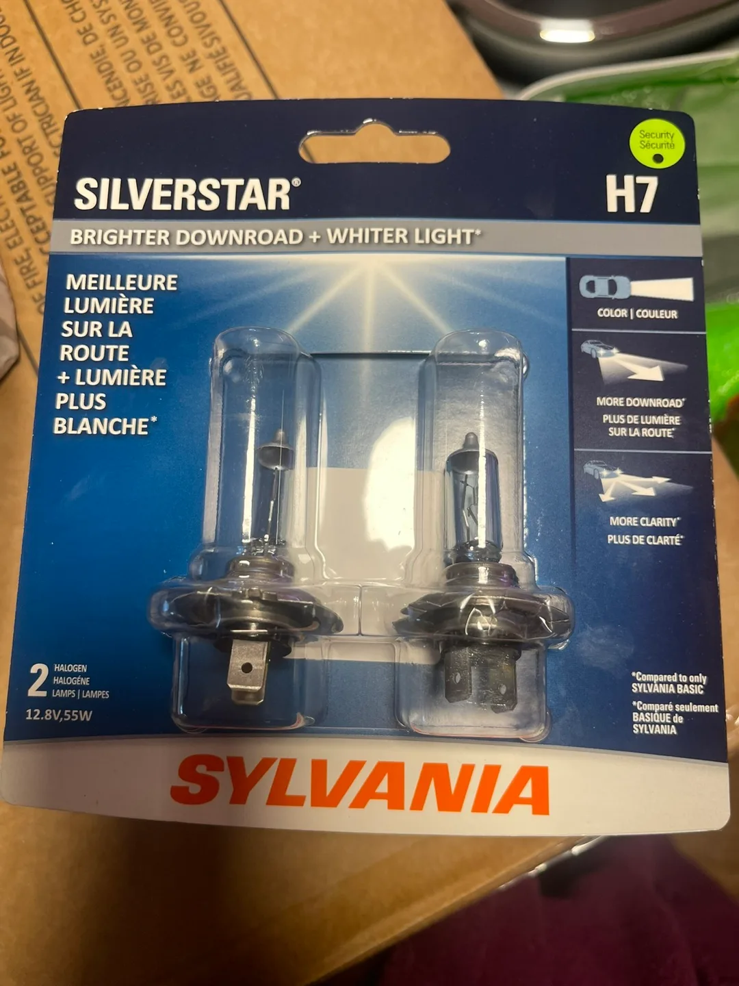 Pair of Sylvania Silverstar H7 Headlight Bulbs thumbnail