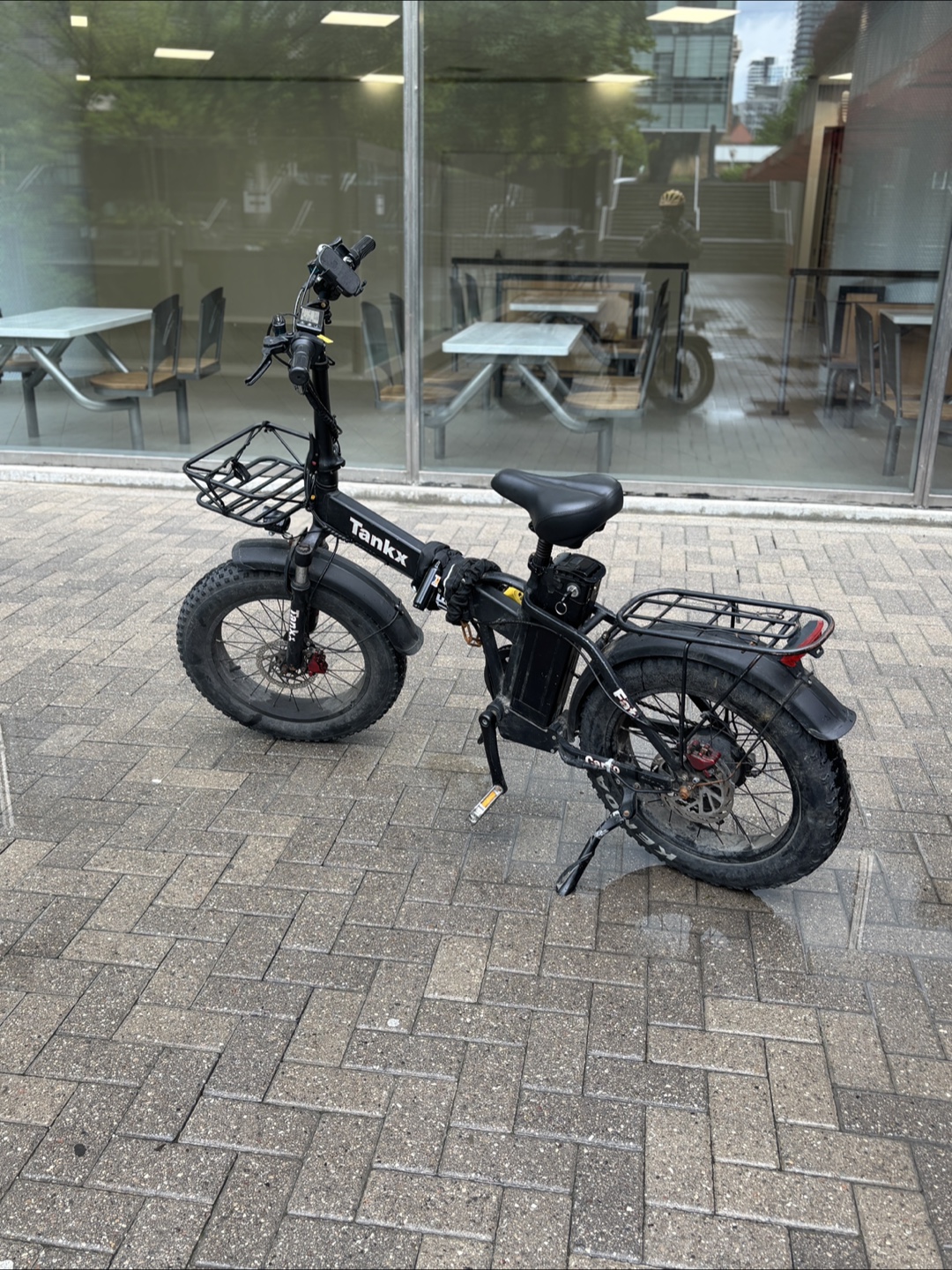 Tankx Folding Electric Fat Tire Bike