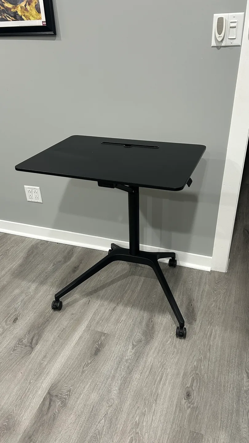 Adjustable Height Mobile Standing Desk thumbnail