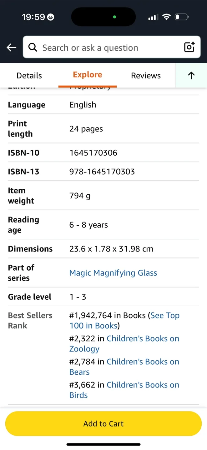 Animal Homes: Magic Magnifying Glass Interactive Board Book image indicator(3)