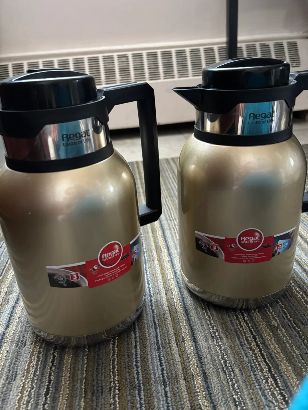 Pair of Regal Taste of Life Thermal Carafes