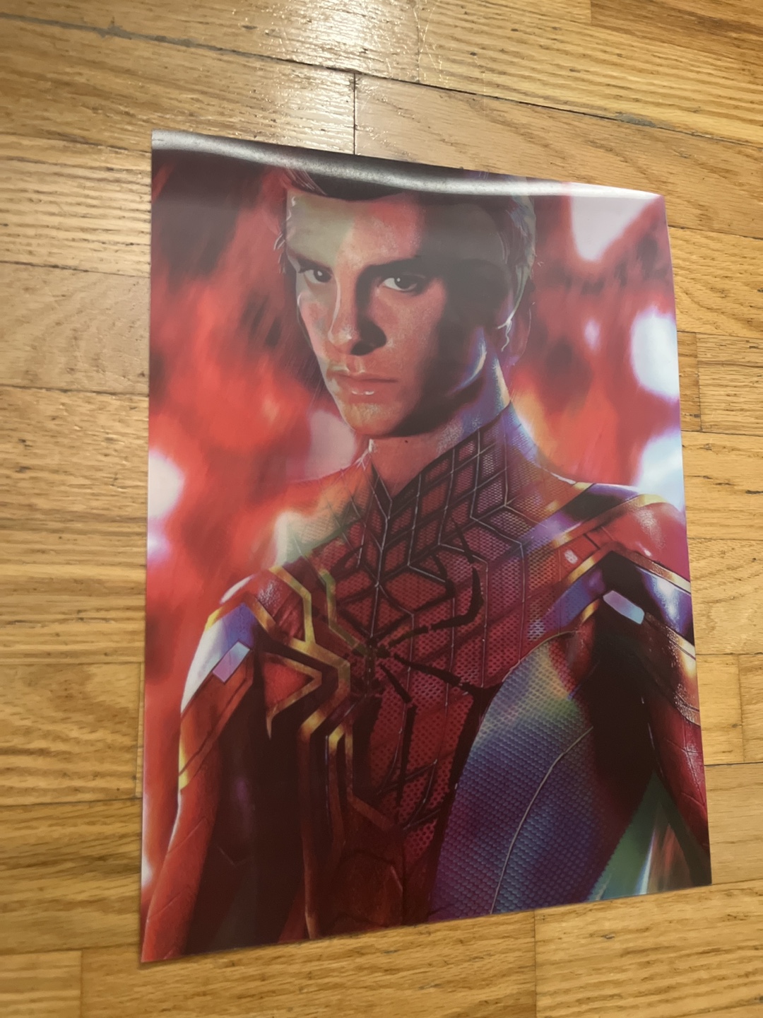 Spider-Man Tom Holland/ Andrew Garfield Poster - photo 2