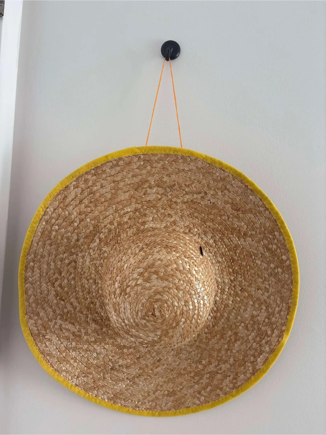 Large Straw Sun Hat - Wall Decor thumbnail