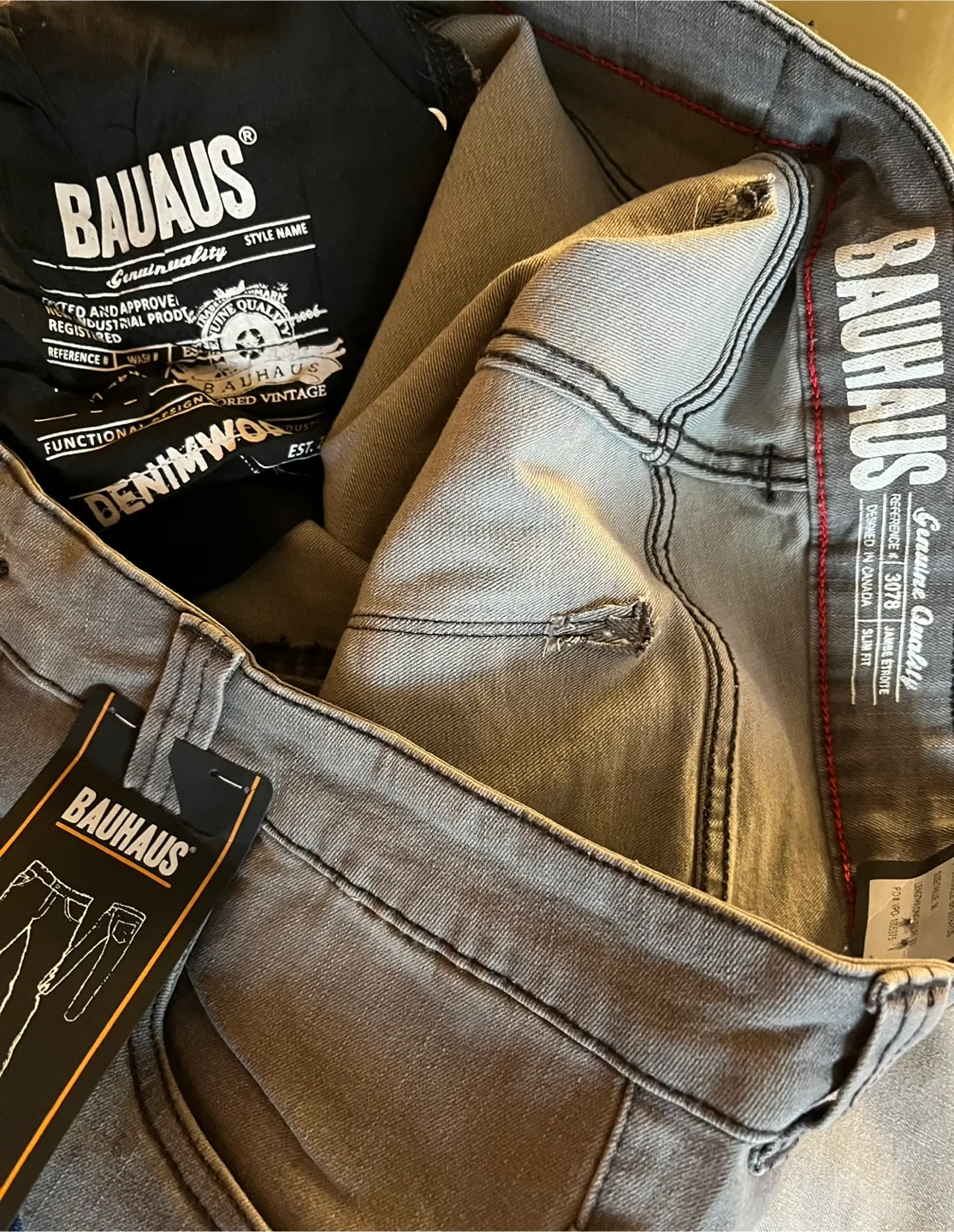 Bauhaus Slim Fit Men’s Jeans Size 36x33 image indicator(10)