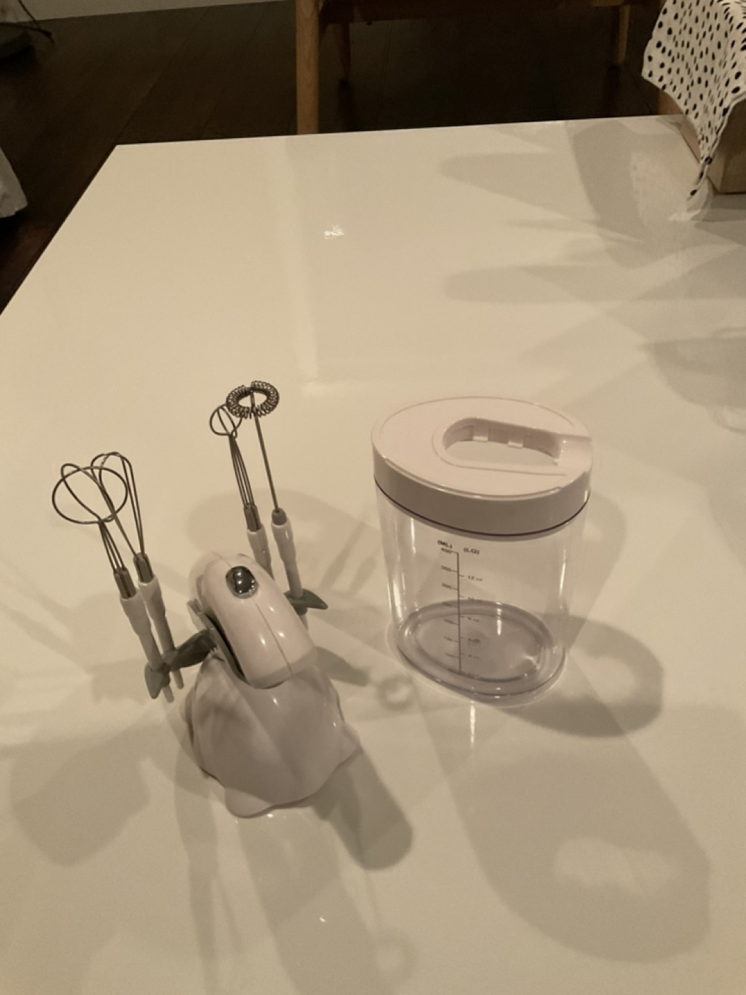 Mini Electric Whisk Set with Stand
