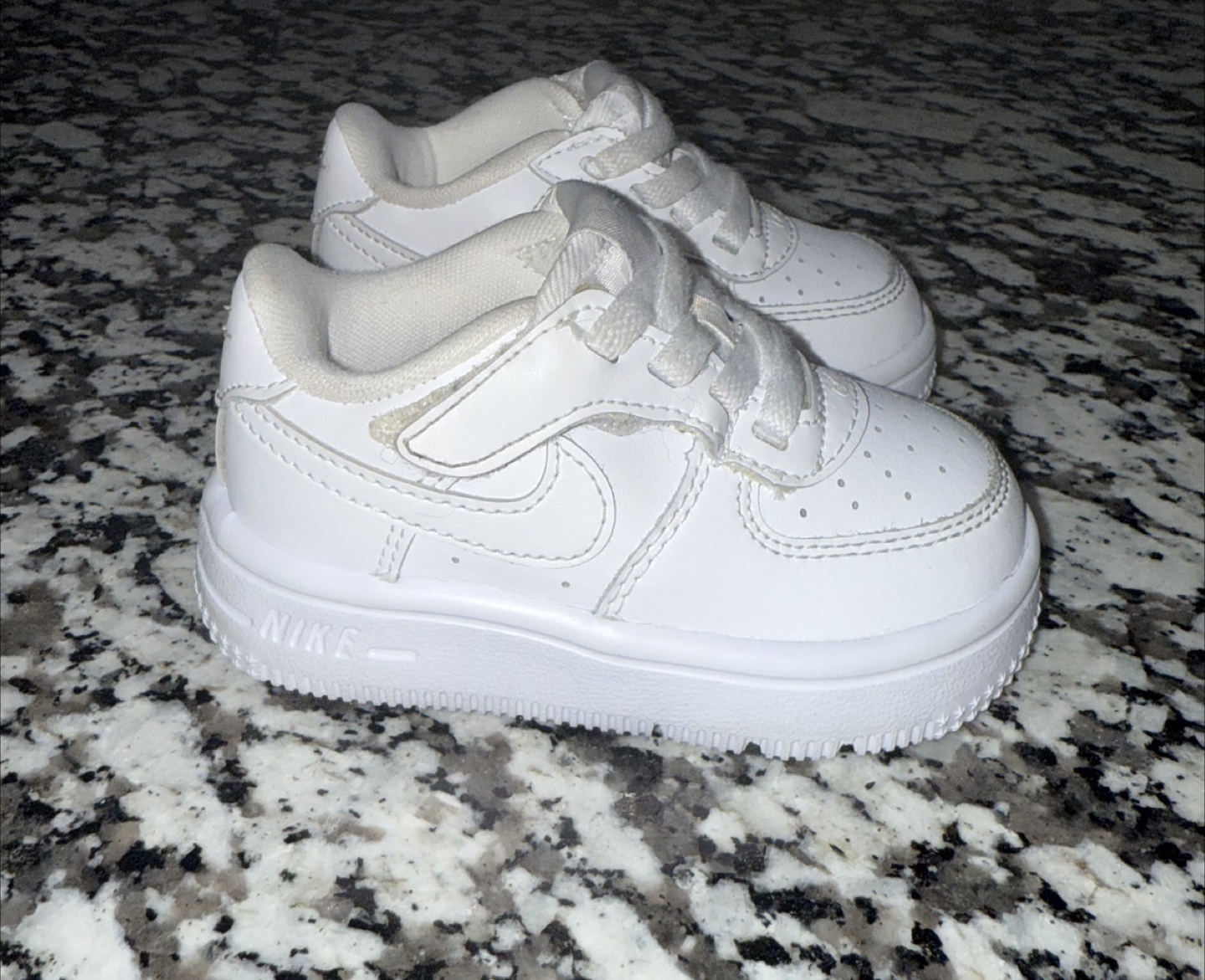 Nike Air Force 1 Low EasyOn Toddler/Baby white Size 4 - photo 3