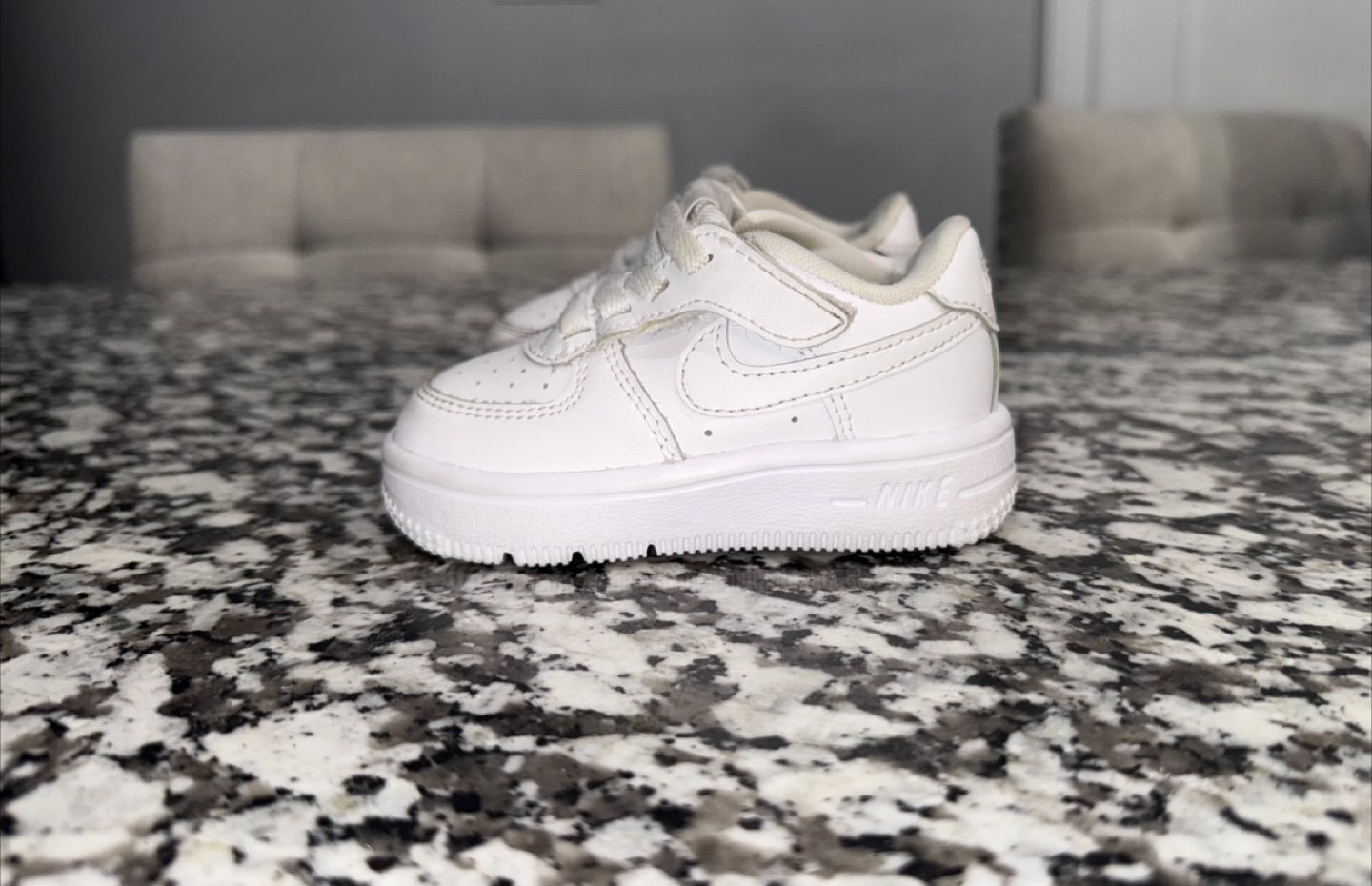 Nike Air Force 1 Low EasyOn Toddler/Baby white Size 4