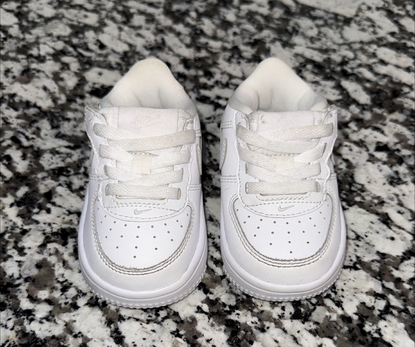 Nike Air Force 1 Low EasyOn Toddler/Baby white Size 4 - photo 2