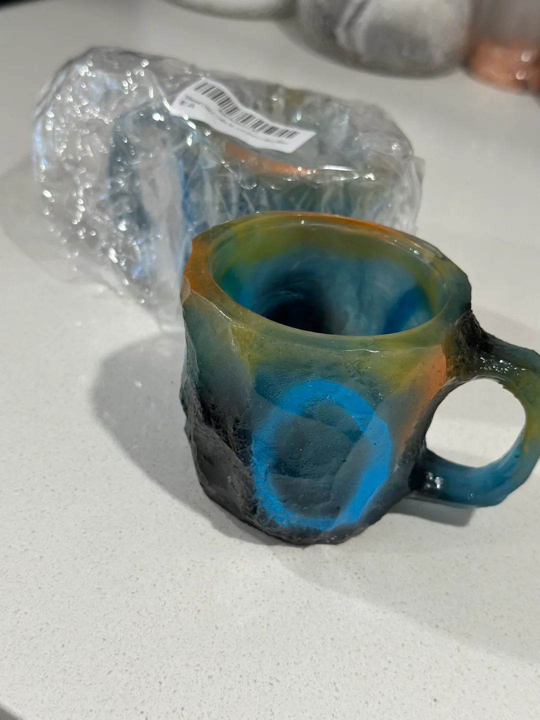 Unique Resin Coffee Mug - Colour F with Liner thumbnail