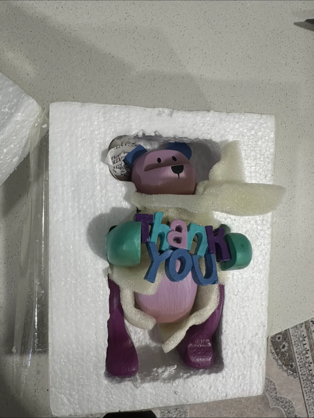 Adorable Thank You Bear Figurine thumbnail