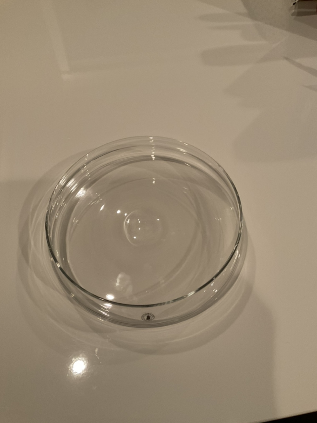 Ikea Clear Glass Bowl 26cm - Decorative Centerpiece - photo 2