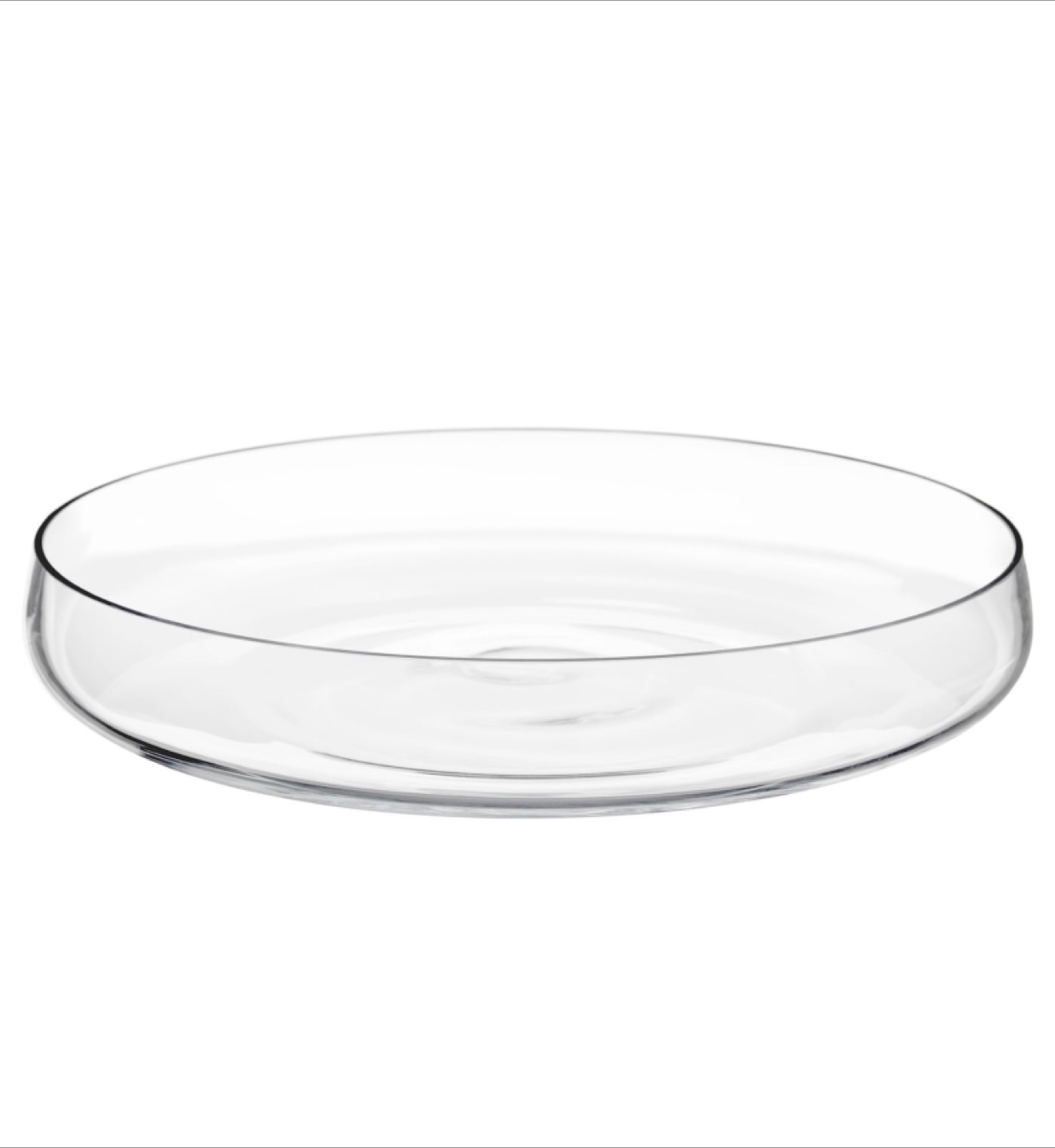 Ikea Clear Glass Bowl 26cm - Decorative Centerpiece