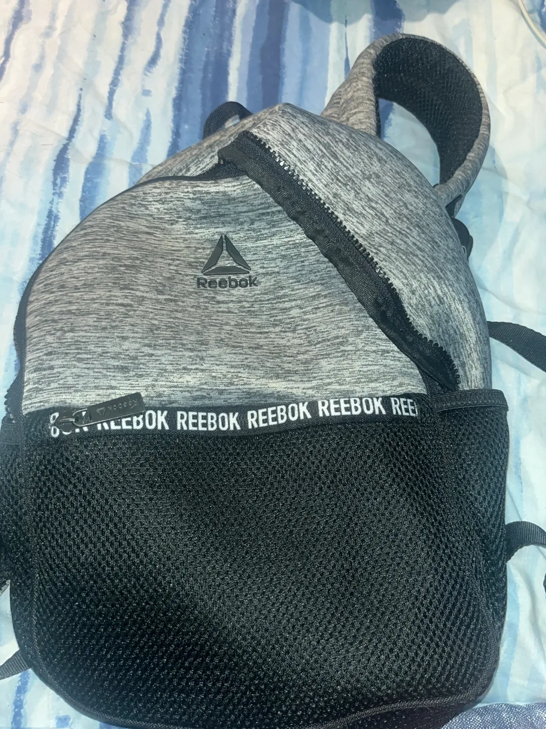 Reebok Grey with black Backpack thumbnail