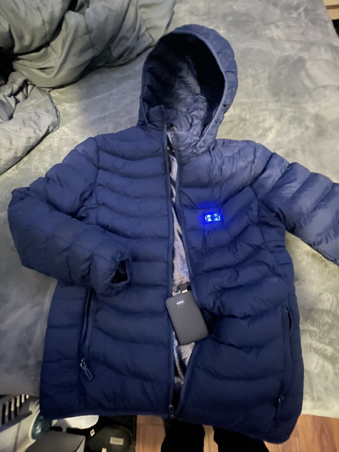 Men's Heated Puffer Jacket - photo 4