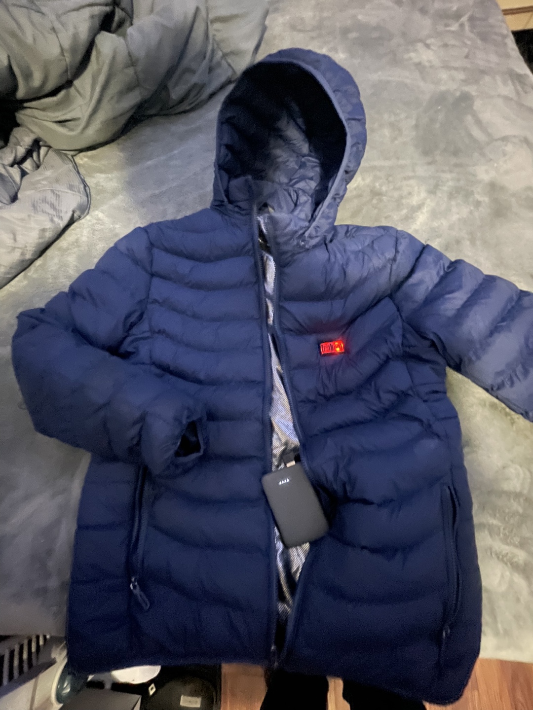 Men's Heated Puffer Jacket - photo 3
