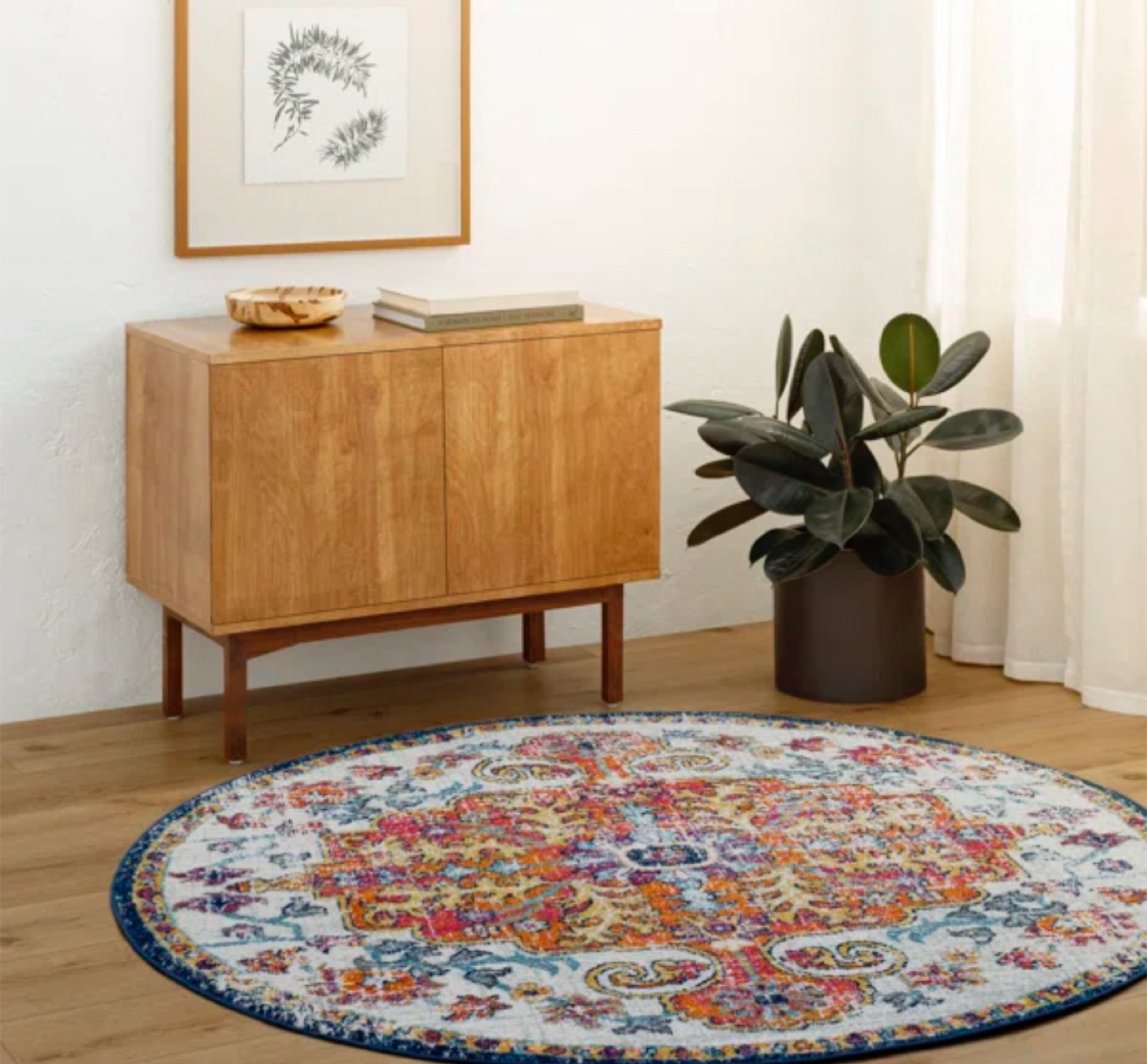 Round Rug, Oriental Pattern - photo 3