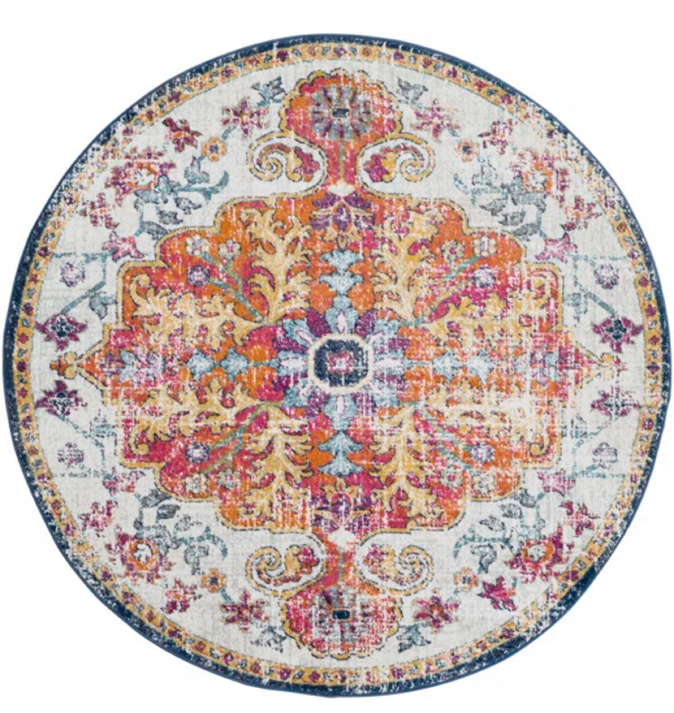 Round Rug, Oriental Pattern - photo 2