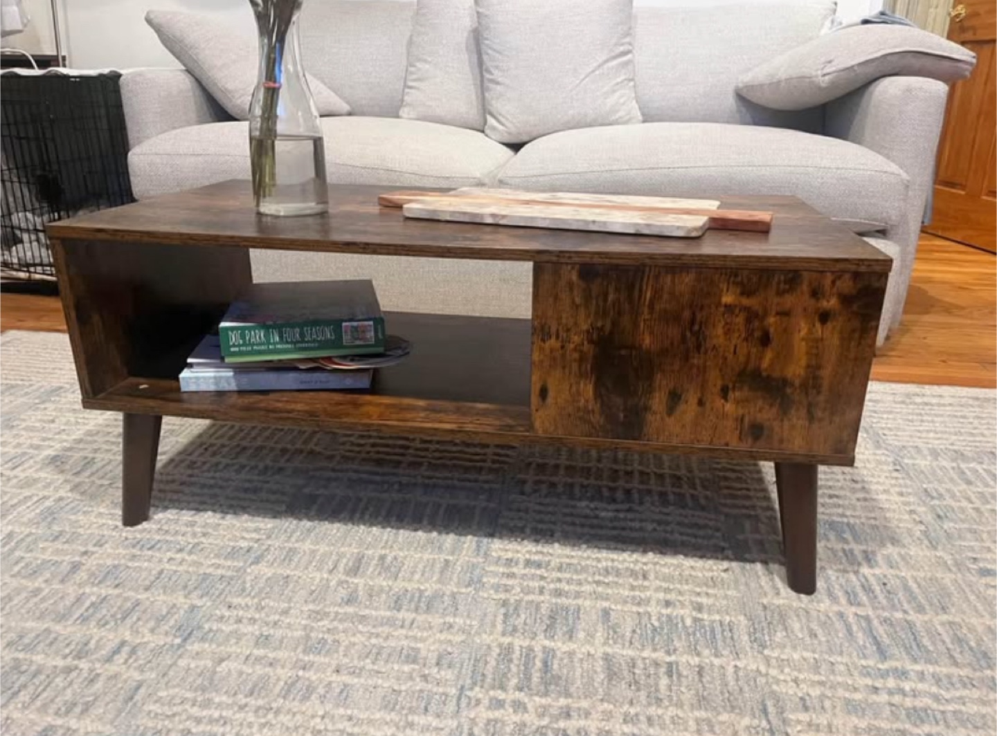 Mid-Century Modern Coffee Table with Storage - photo 5