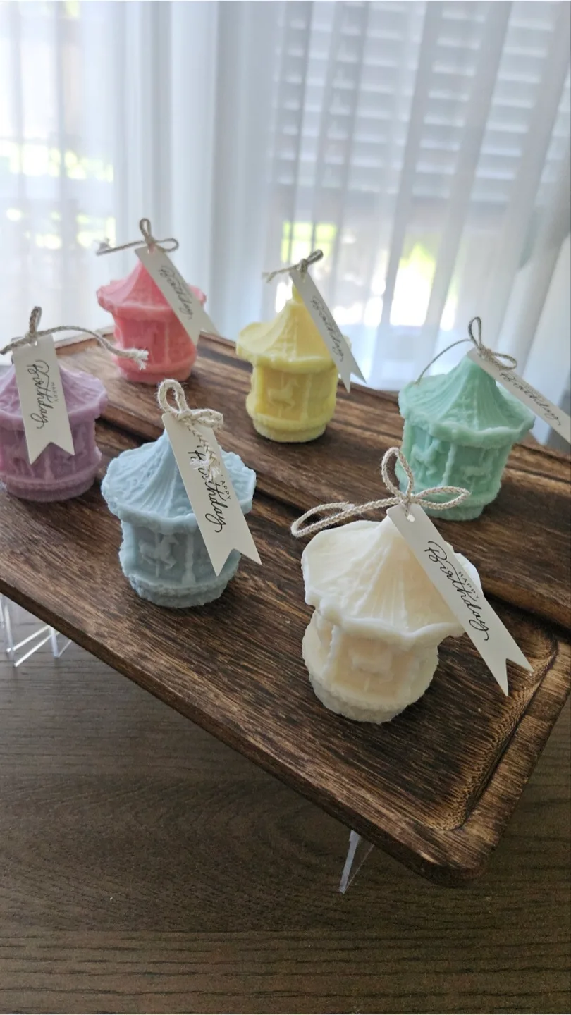 Bubble & Carousel Candles –Colorful & Handmade with Love! image indicator(2)