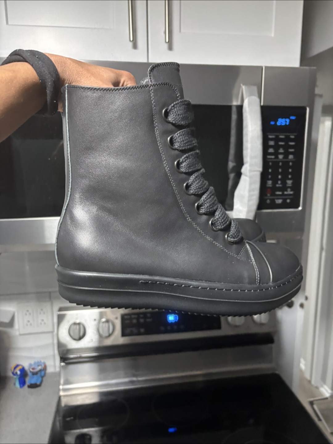Triple Black Rick Owen’s size 12