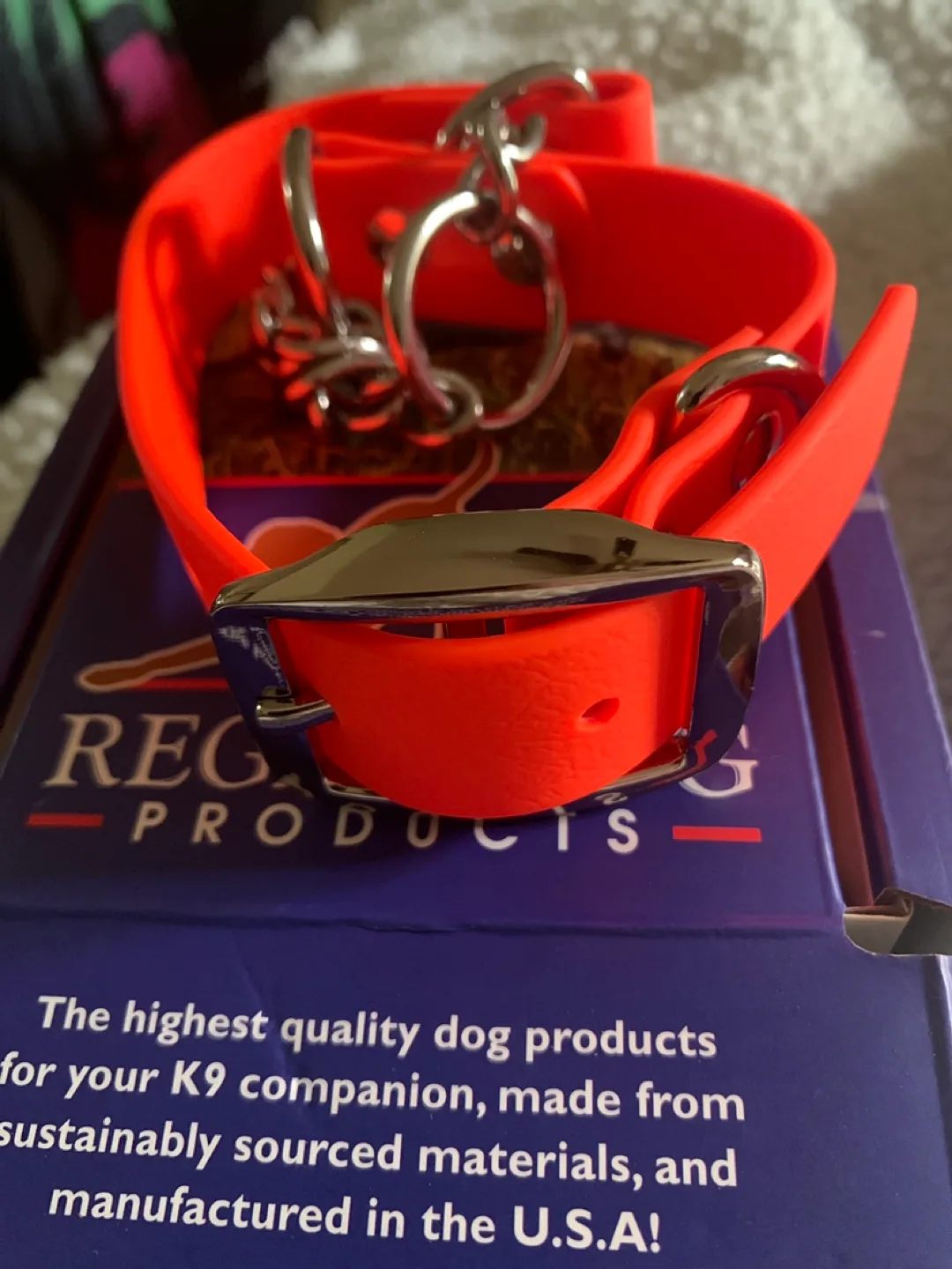 #freecycle Regal Dog Products Dog Collar with Chain - Medium image indicator(3)
