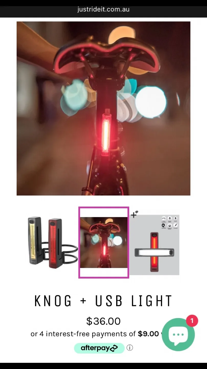 Knog+ Mini Rear Bike Light - Red ❤️#freecycle image indicator(6)