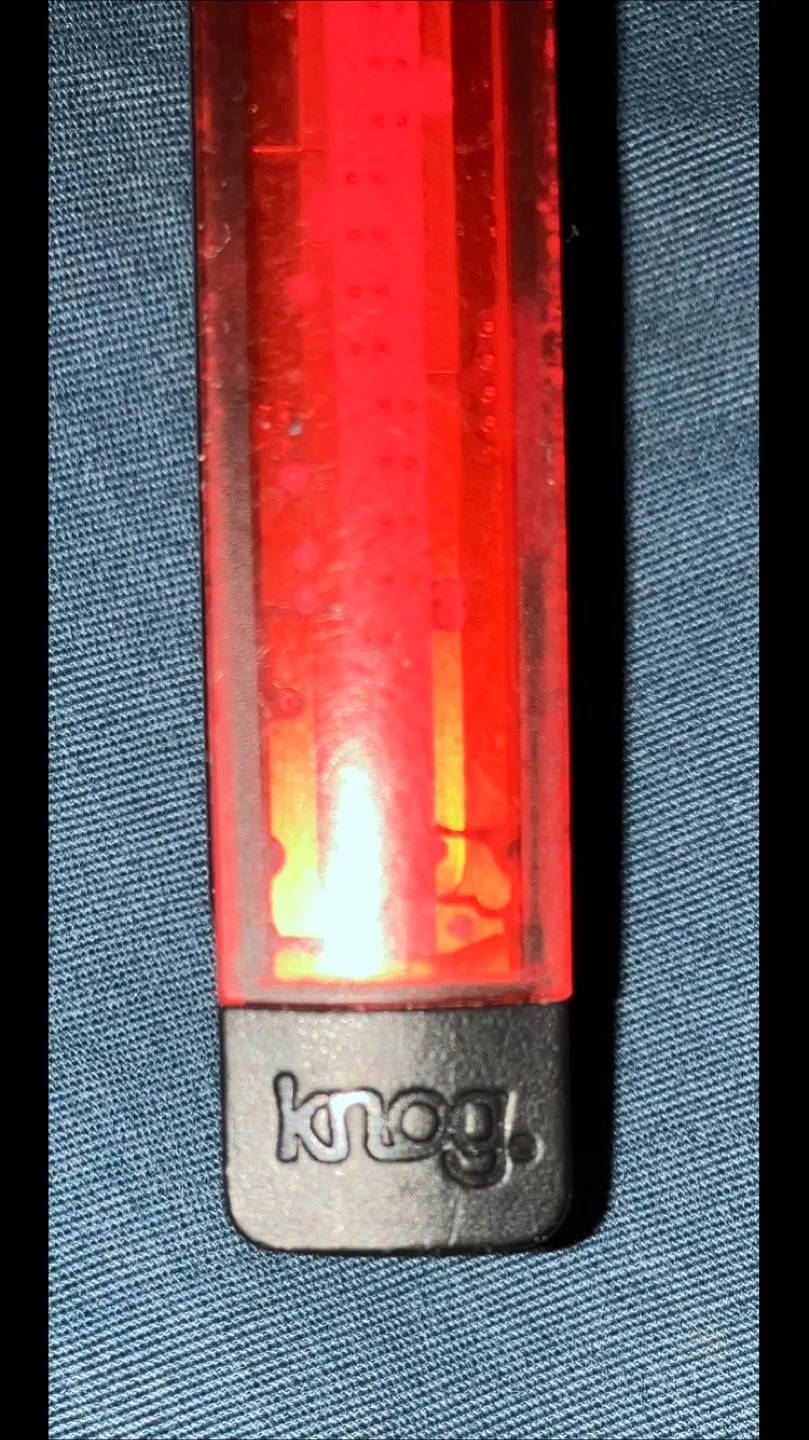 Knog+ Mini Rear Bike Light - Red ❤️#freecycle image indicator(3)