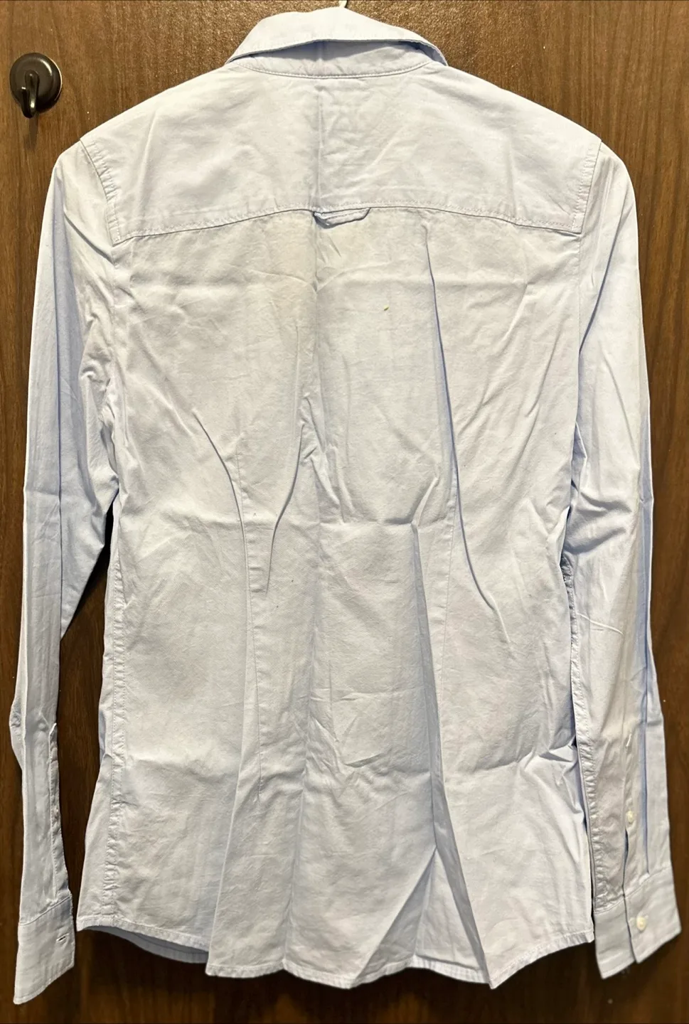 Tommy Hilfiger Women's Light Blue Oxford Shirt - Size XS image indicator(2)