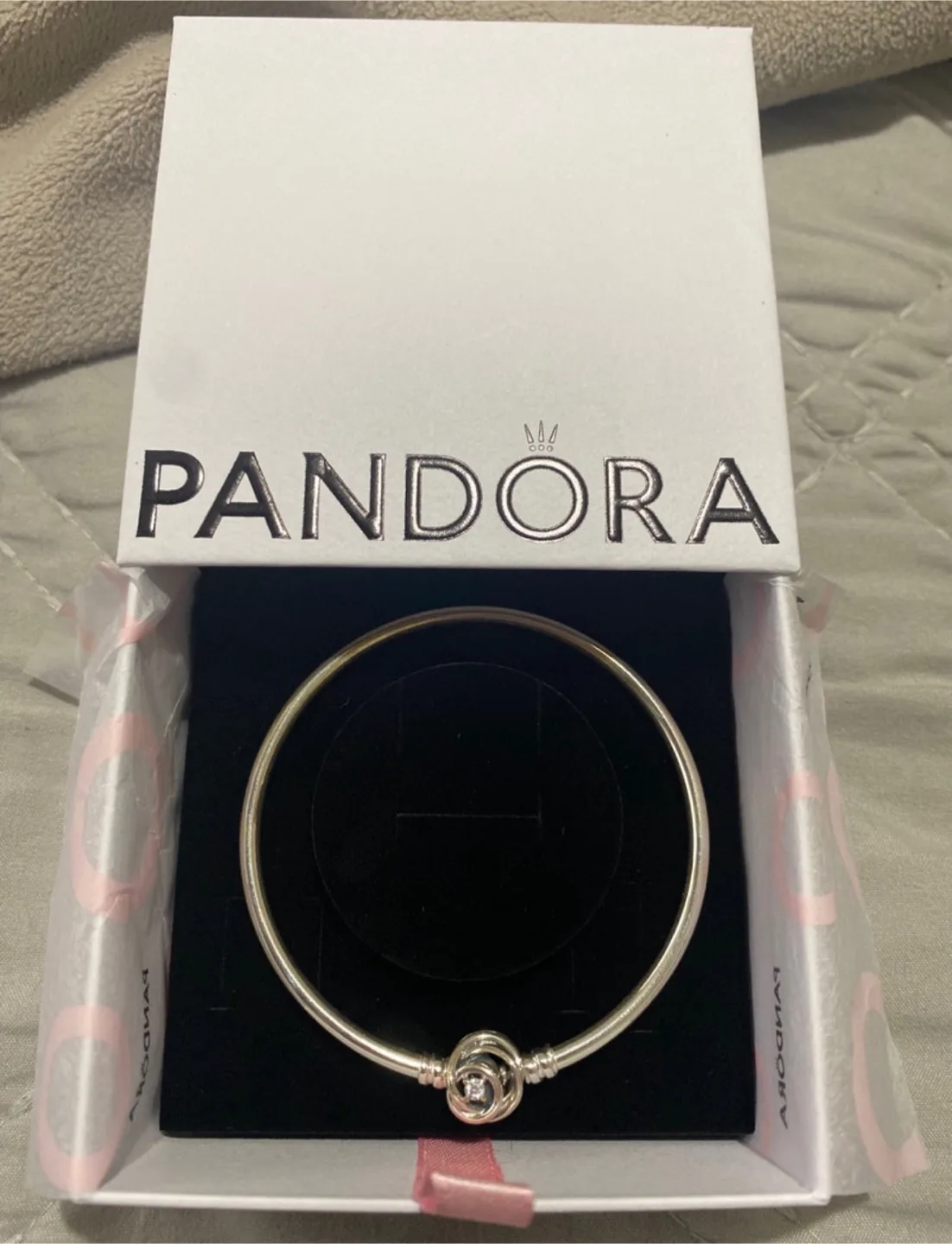 Pandora Rose & Silver Bracelet💚 thumbnail