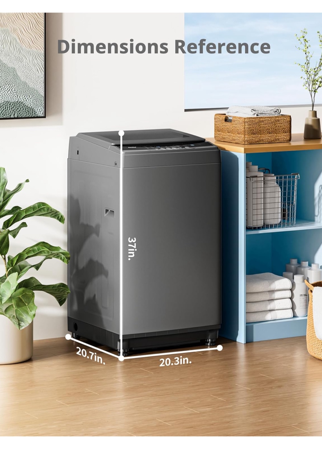 NEW Comfee Portable washing machine 1.6cub.ft - photo 3