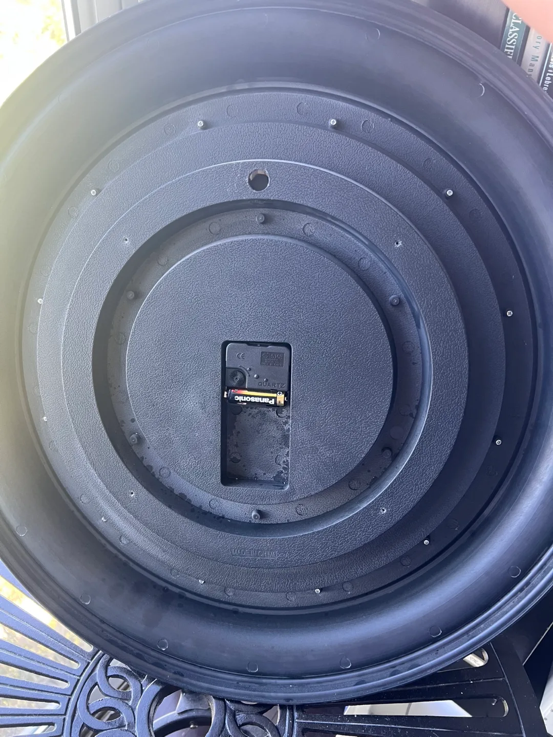 Large Antique-Style World Map Wall Clock image indicator(2)