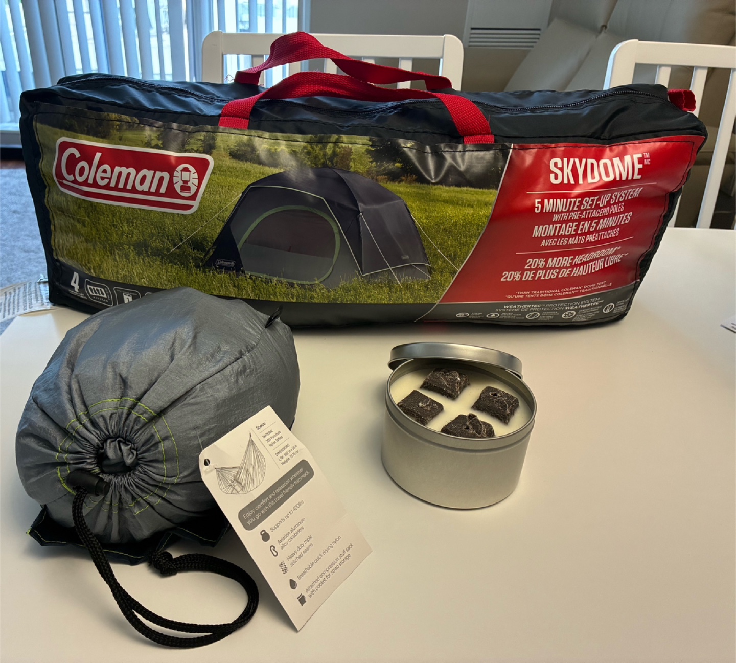 Coleman Skydome 4-Person Tent + FREE Bonfire & Hammock - photo 2