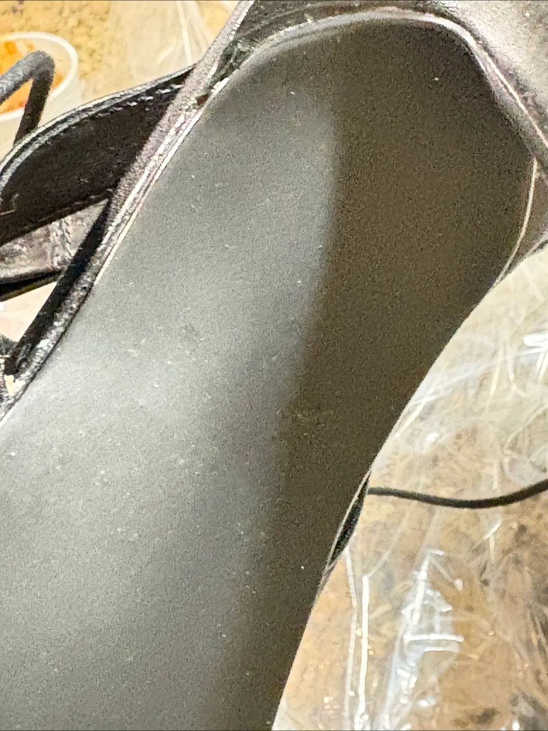 Sandler  Black Leather Lace-Up Heels image indicator(3)