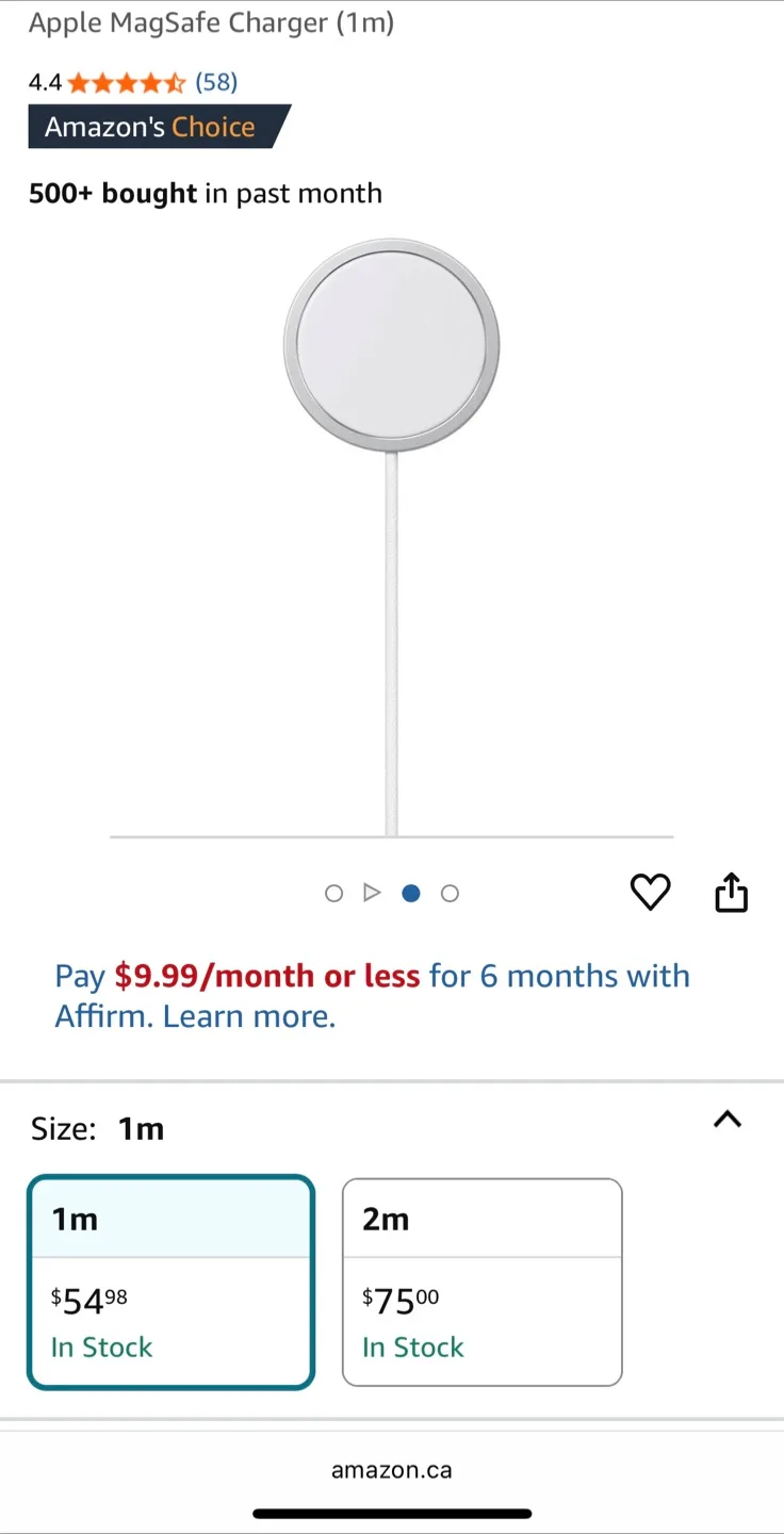 Apple MagSafe Charger. Sealed Box. image indicator(5)