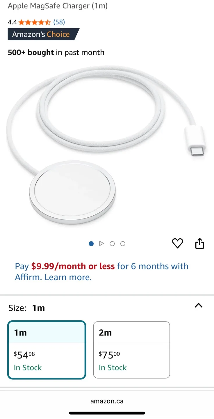 Apple MagSafe Charger. Sealed Box. image indicator(4)