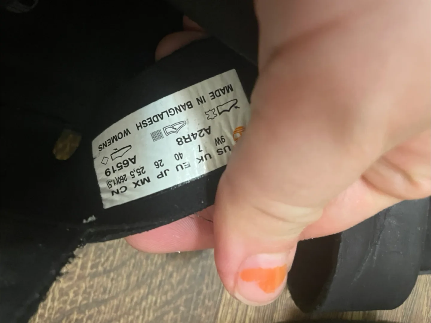 Timberland Women's Black Leather Sandals size 9 image indicator(2)