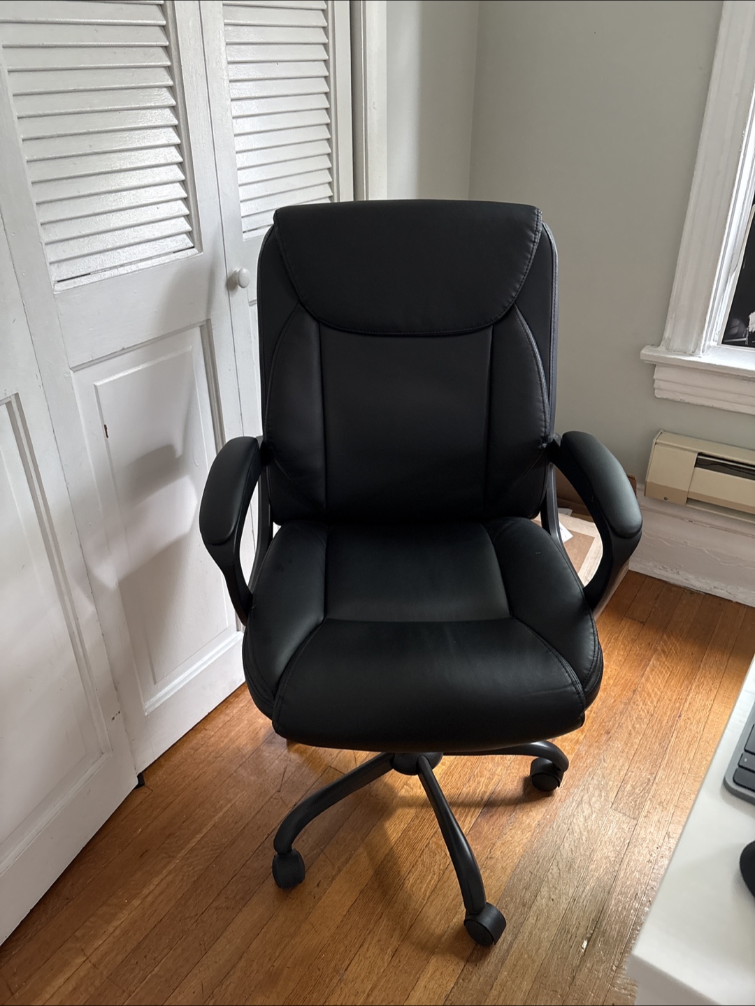 Black Leather Office Chair