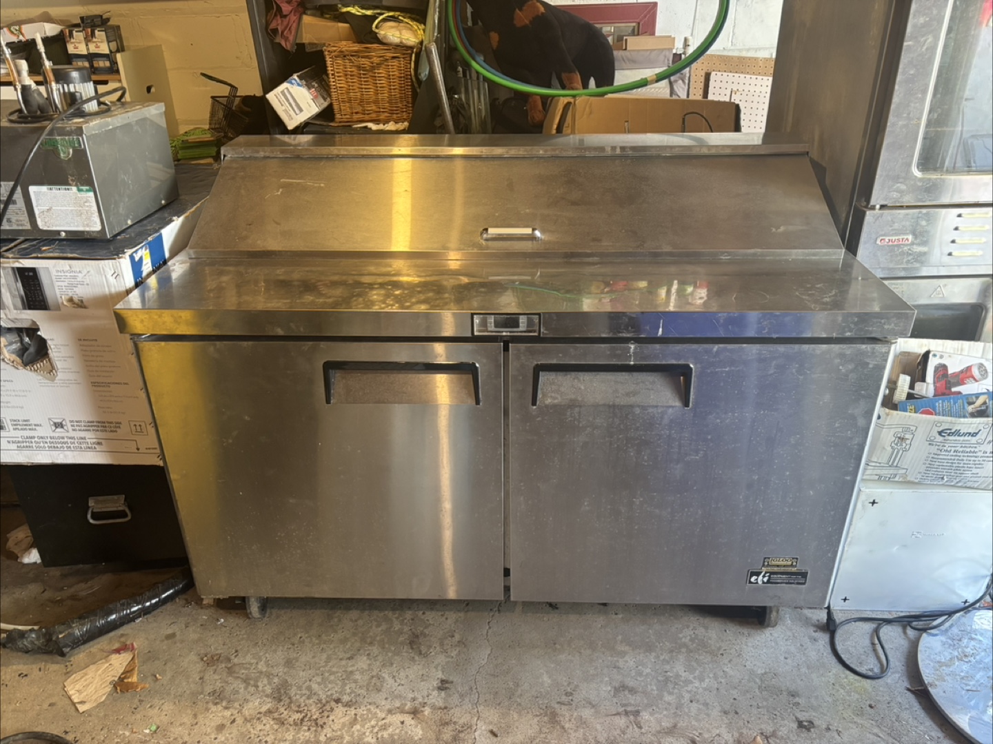 Commercial Salad Prep Fridge - Not Cooling