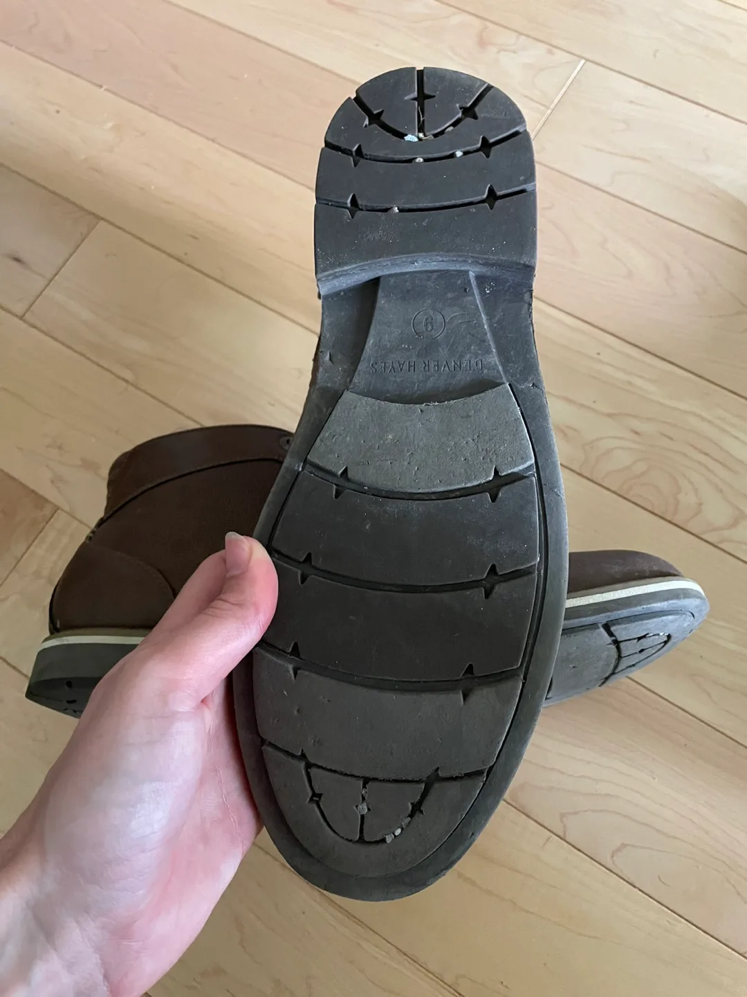 Men's Brown Leather Boots - Size 9 image indicator(3)