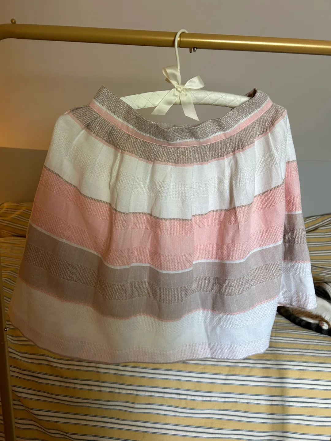 U.S. Clothing Co. Striped Mini Skirt thumbnail