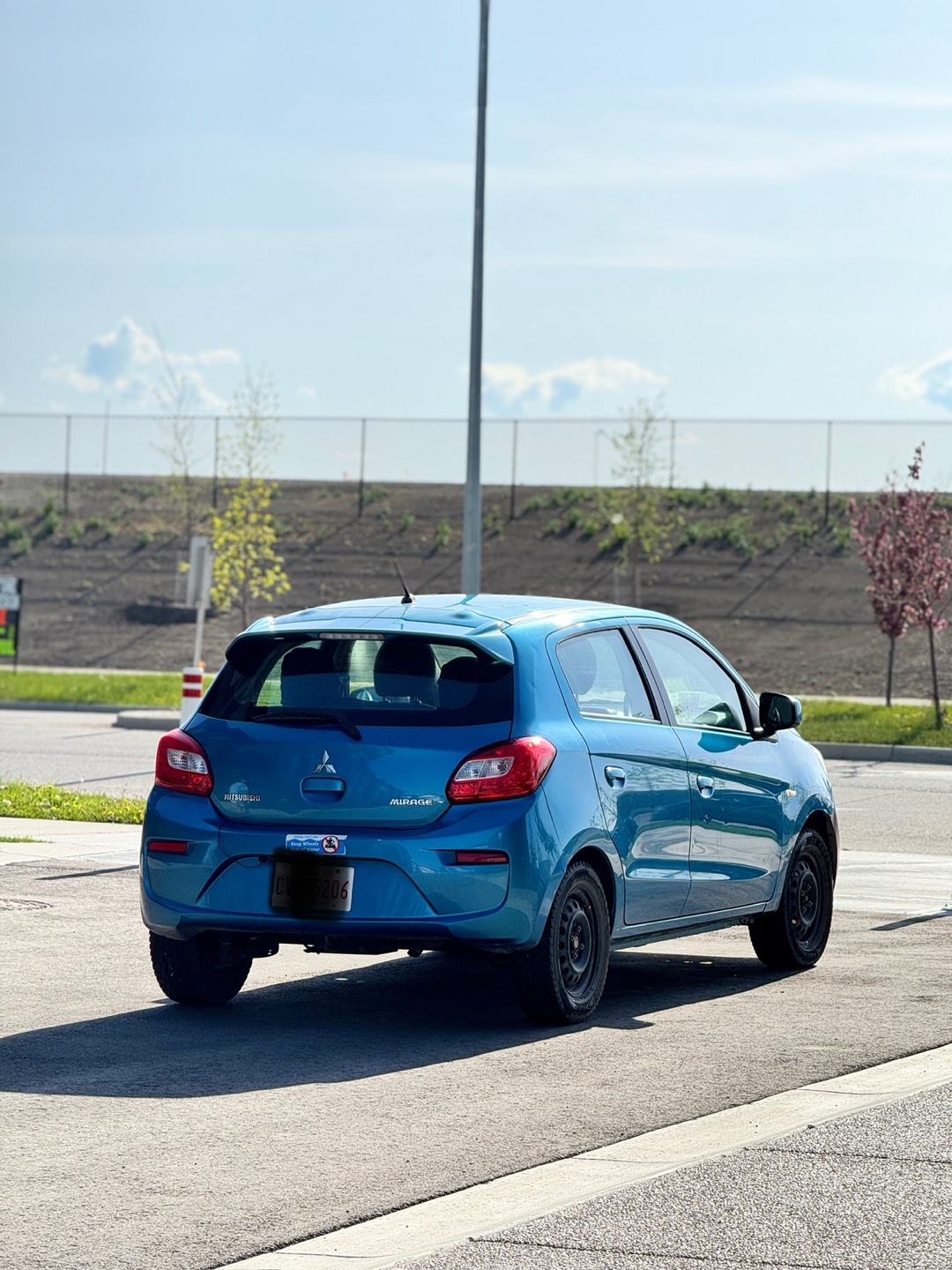 2017 Mitsubishi Mirage - Blue - Used