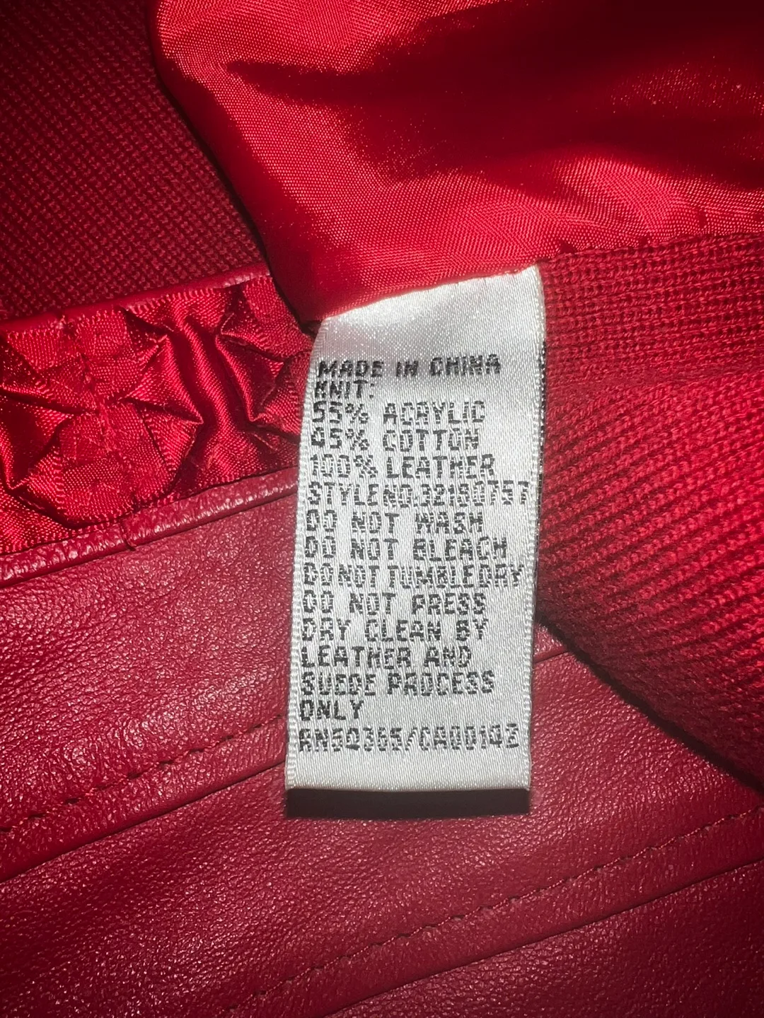 Peter Nygard Red Leather Ruffled Studded Jacket Sz 8 image indicator(7)